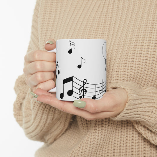 Music Lover Mug | Notes on a Coffee Cup