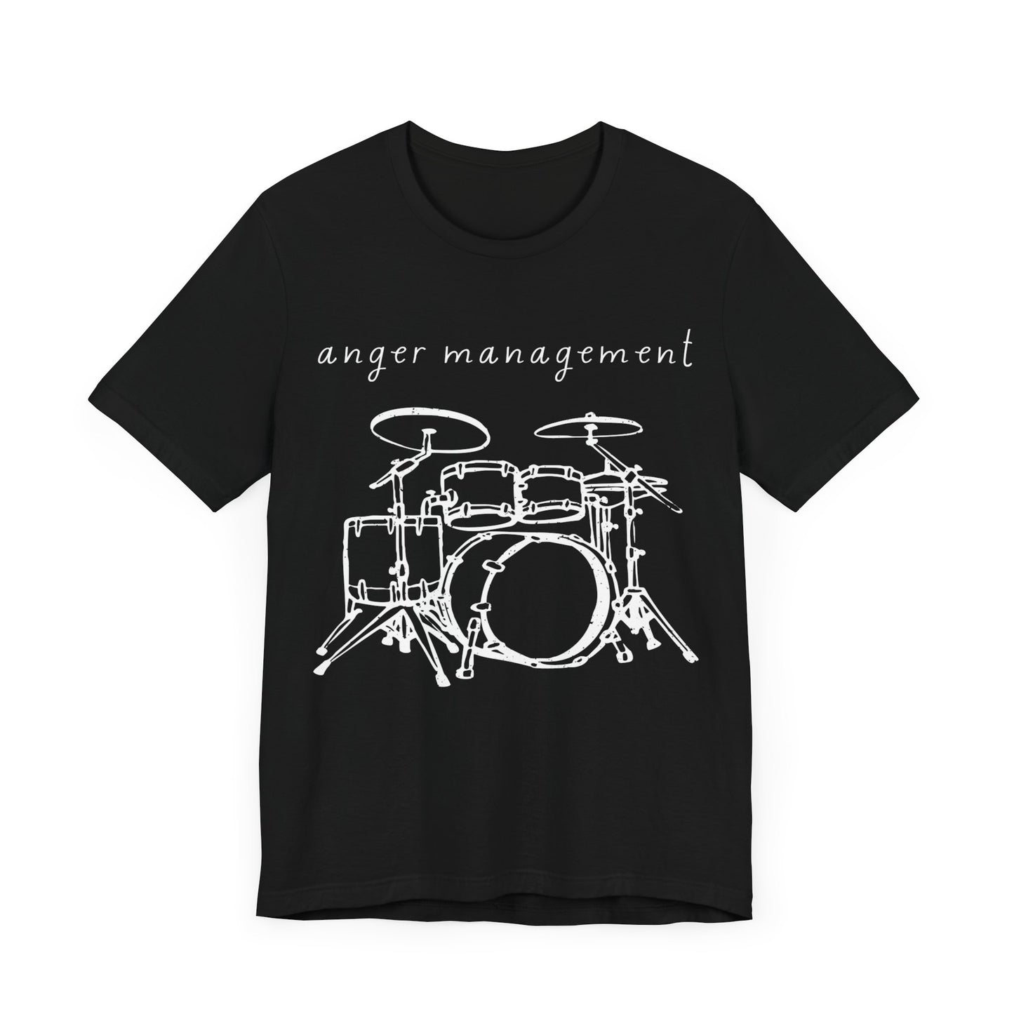 Anger Management | Creative T-Shirt for Music Lovers | Drummer T-Shirt