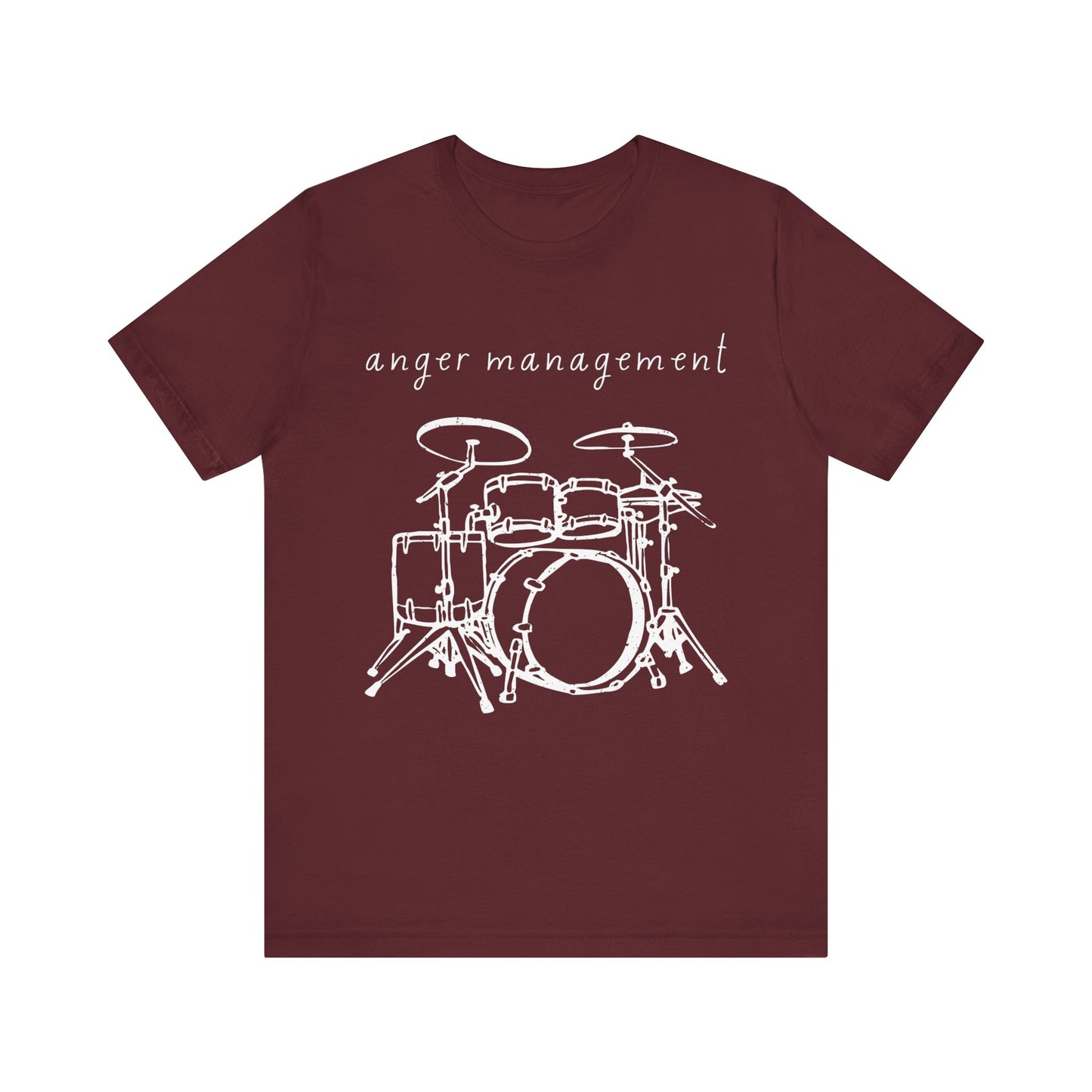 Anger Management | Creative T-Shirt for Music Lovers | Drummer T-Shirt