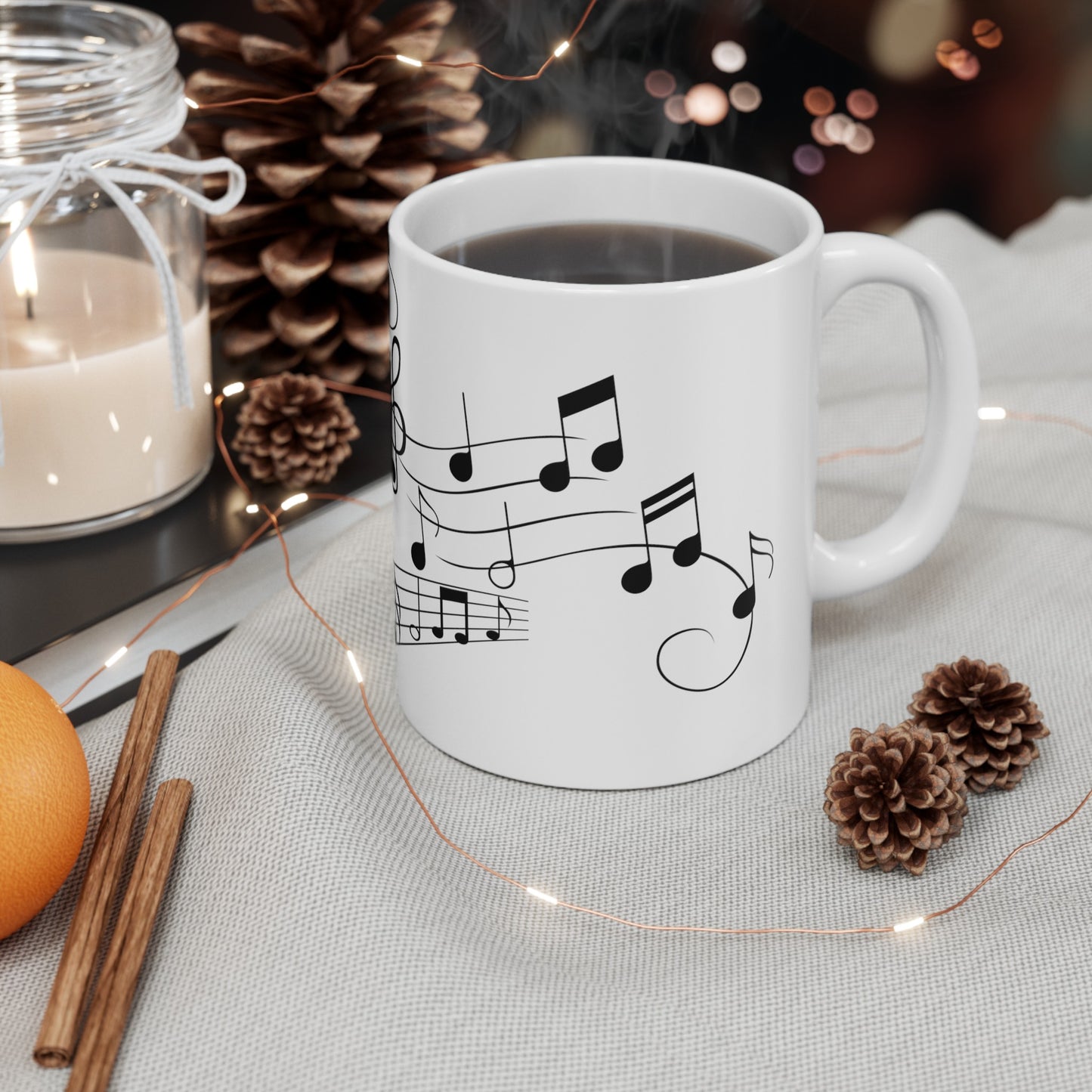 Music Lover Mug | Notes on a Coffee Cup