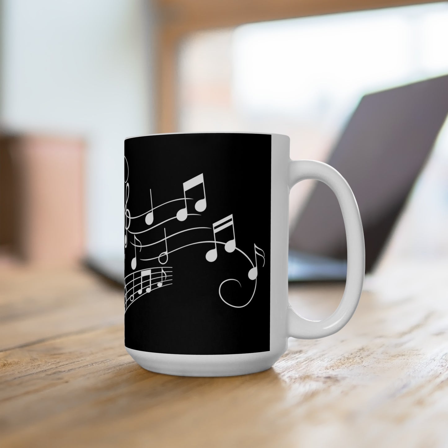 Music Lover Ceramic Mug | Black Background