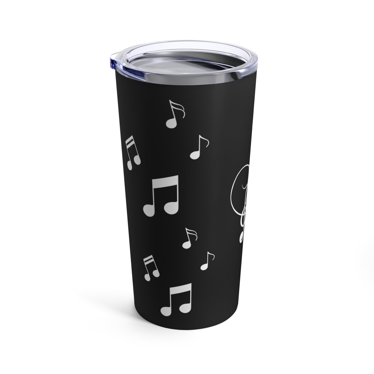 Musical Notes Tumbler 20oz | Music-Themed Tumbler | Perfect for Musicians and Music Lovers