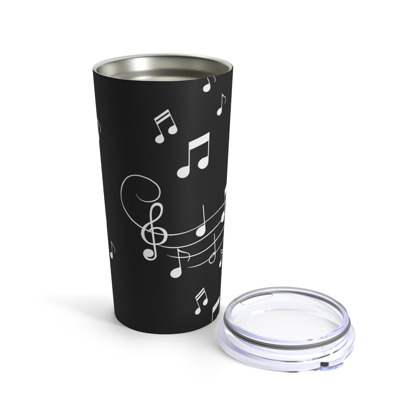 Musical Notes Tumbler 20oz | Music-Themed Tumbler | Perfect for Musicians and Music Lovers