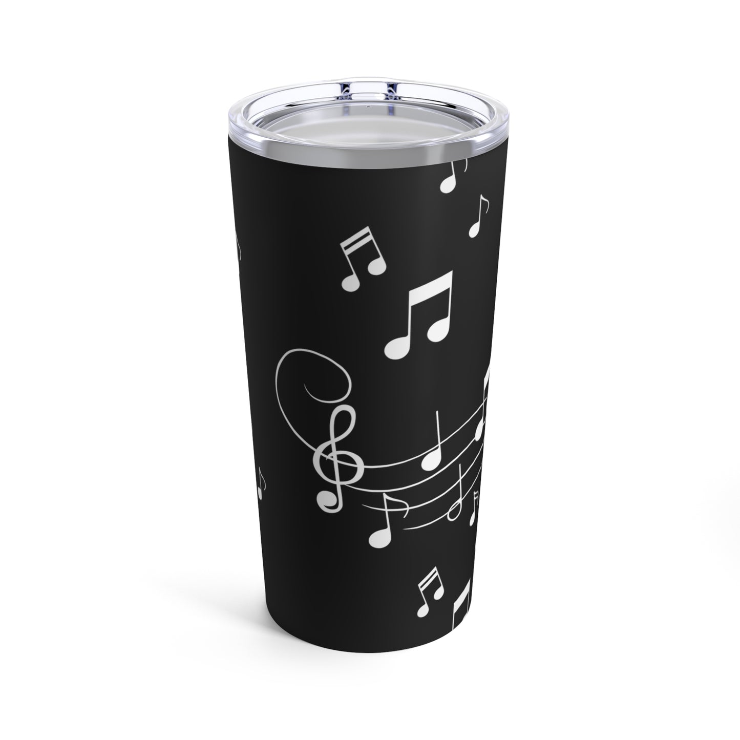 Musical Notes Tumbler 20oz | Music-Themed Tumbler | Perfect for Musicians and Music Lovers