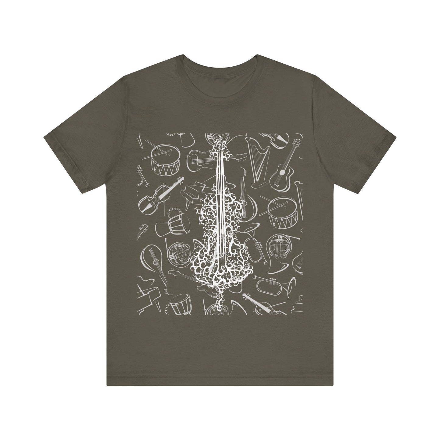 Violin T-Shirt | Creative Music T-Shirt for Music Lovers | Violinist T-Shirt