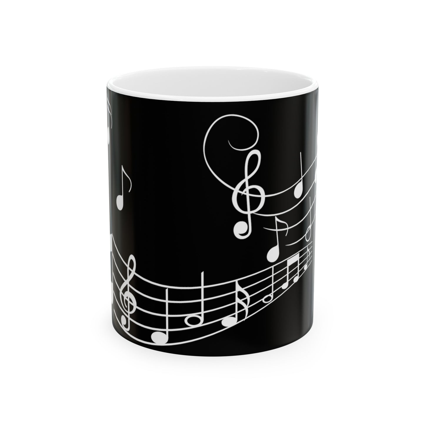 Music Lover Ceramic Mug | Black Background