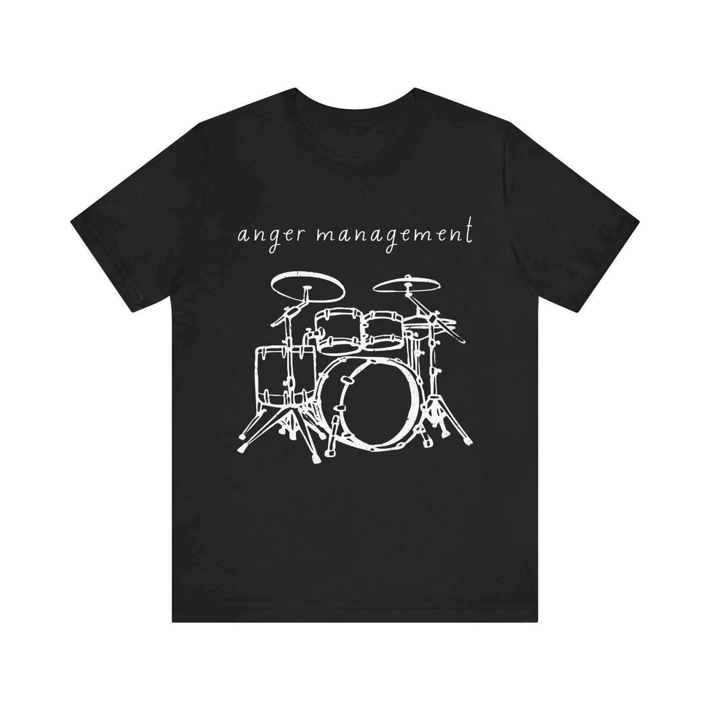 Anger Management | Creative T-Shirt for Music Lovers | Drummer T-Shirt