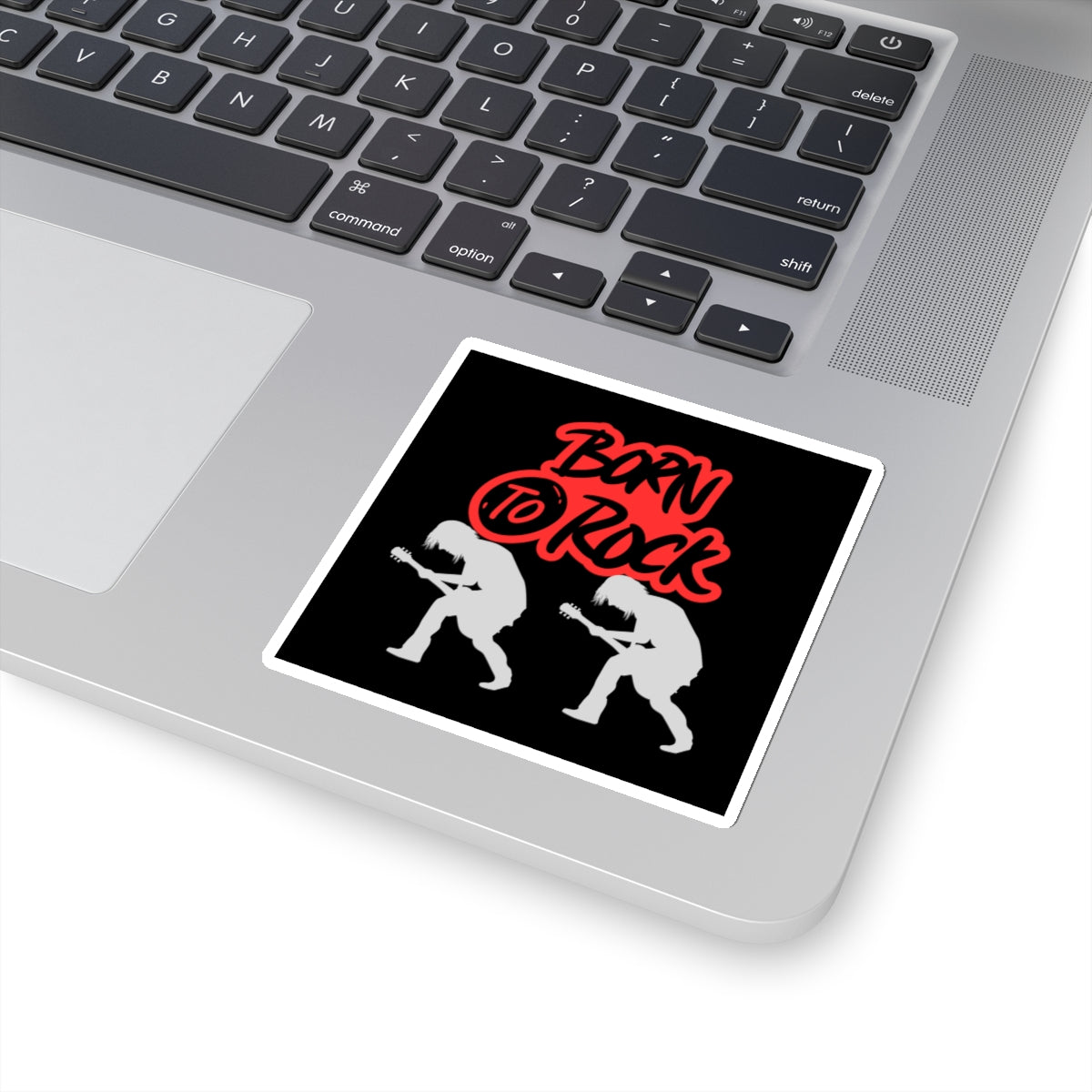 Born to Rock Decal Sticker | Music-Themed Vinyl Kiss-Cut Sticker | Perfect Gift for Musicians and Music Lovers