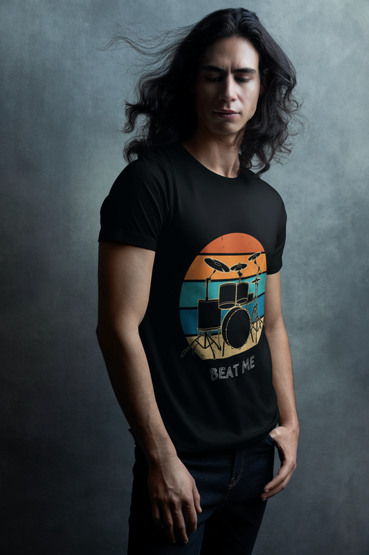 Beat Me | Cool Drummer T-Shirt | Creative T-Shirt for Music Lovers